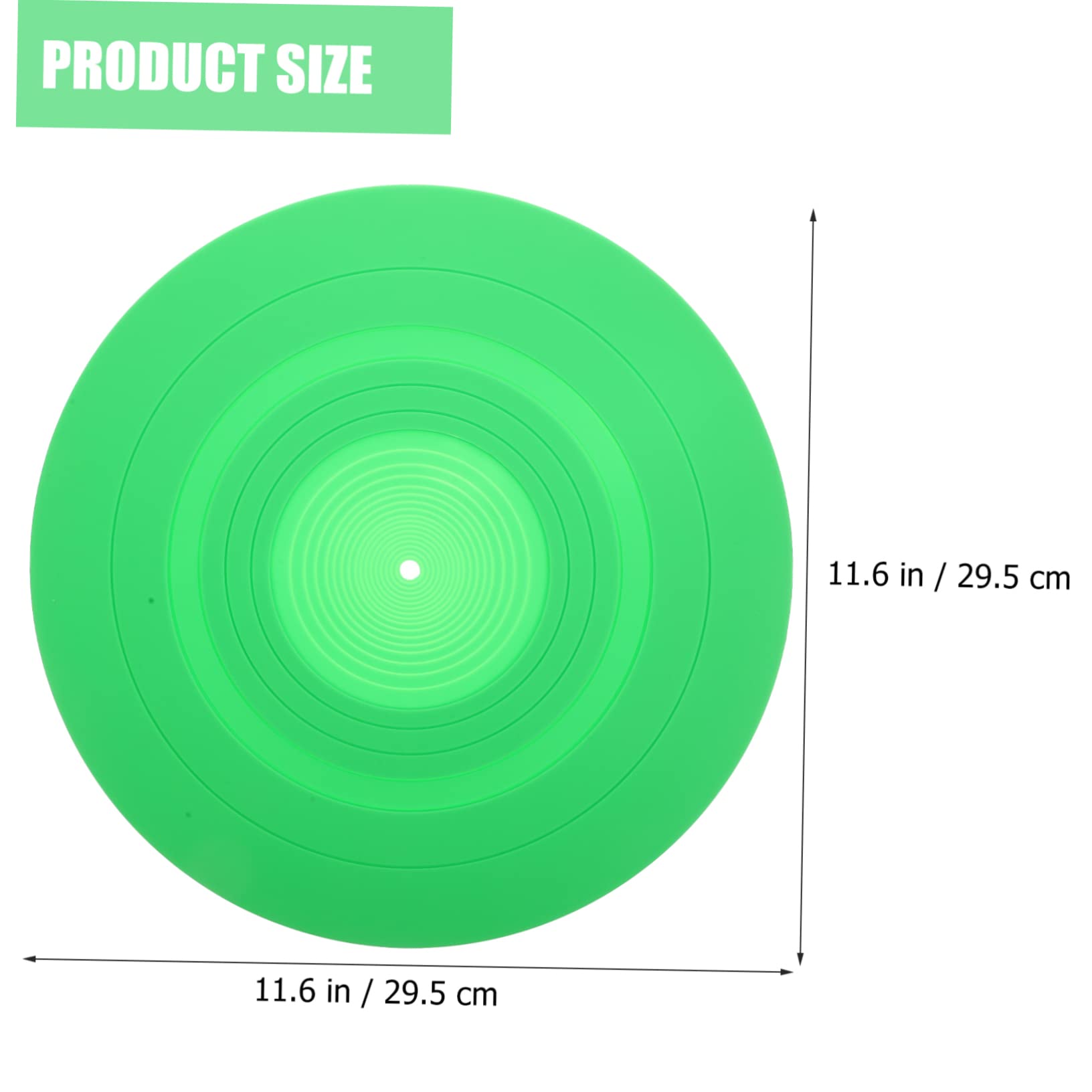 JEWEDECO Anti-static Vinyl Record Player Pad Turntable Mat Record Player Mat Static Protective