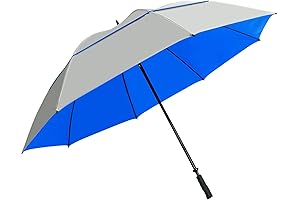 SunTek Reinforced Anti-UV 68" Umbrella, 190T Pongee, Auto Open Close