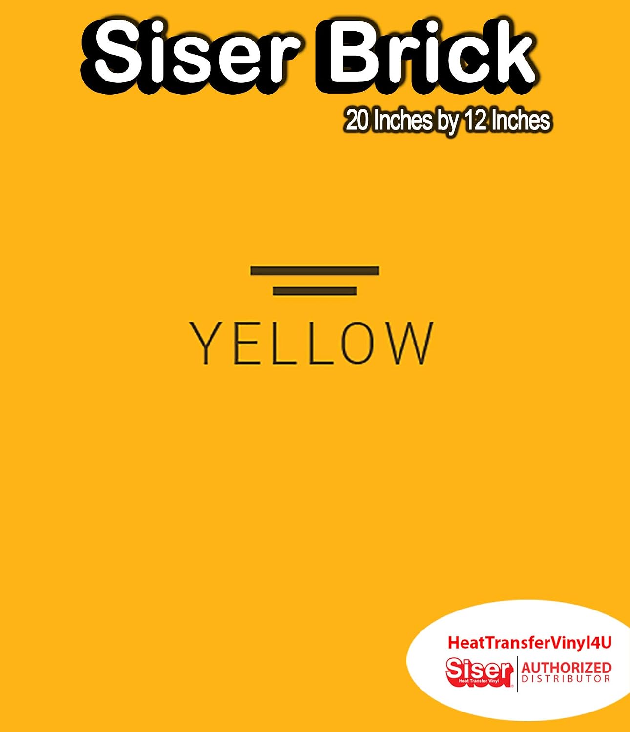 Amazon.com: Siser Brick 600 Heat Transfer Vinyl, 19.6
