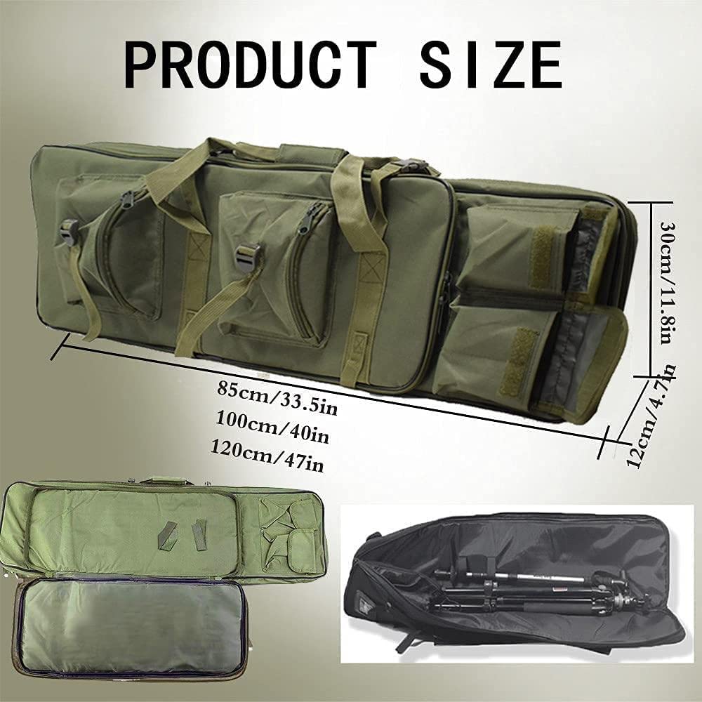 Custodia Morbida per Fucile Borsa Tattica Pera per Caccia e Tiro a Segno/Green/100Cm/39In