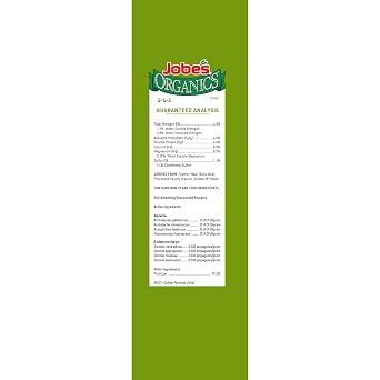 Jobes Organics Granular All Purpose Fertilizer, Easy Plant Care Fertilizer for Vegetables, Flowers, Shrubs, Trees, and Plants, 4 lbs Bag