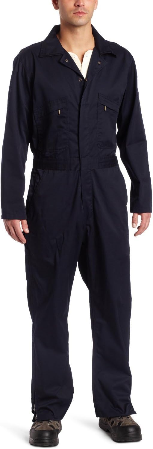 Key Industries Men's Flame Resistant Long Sleeve Deluxe Unlined Coverall