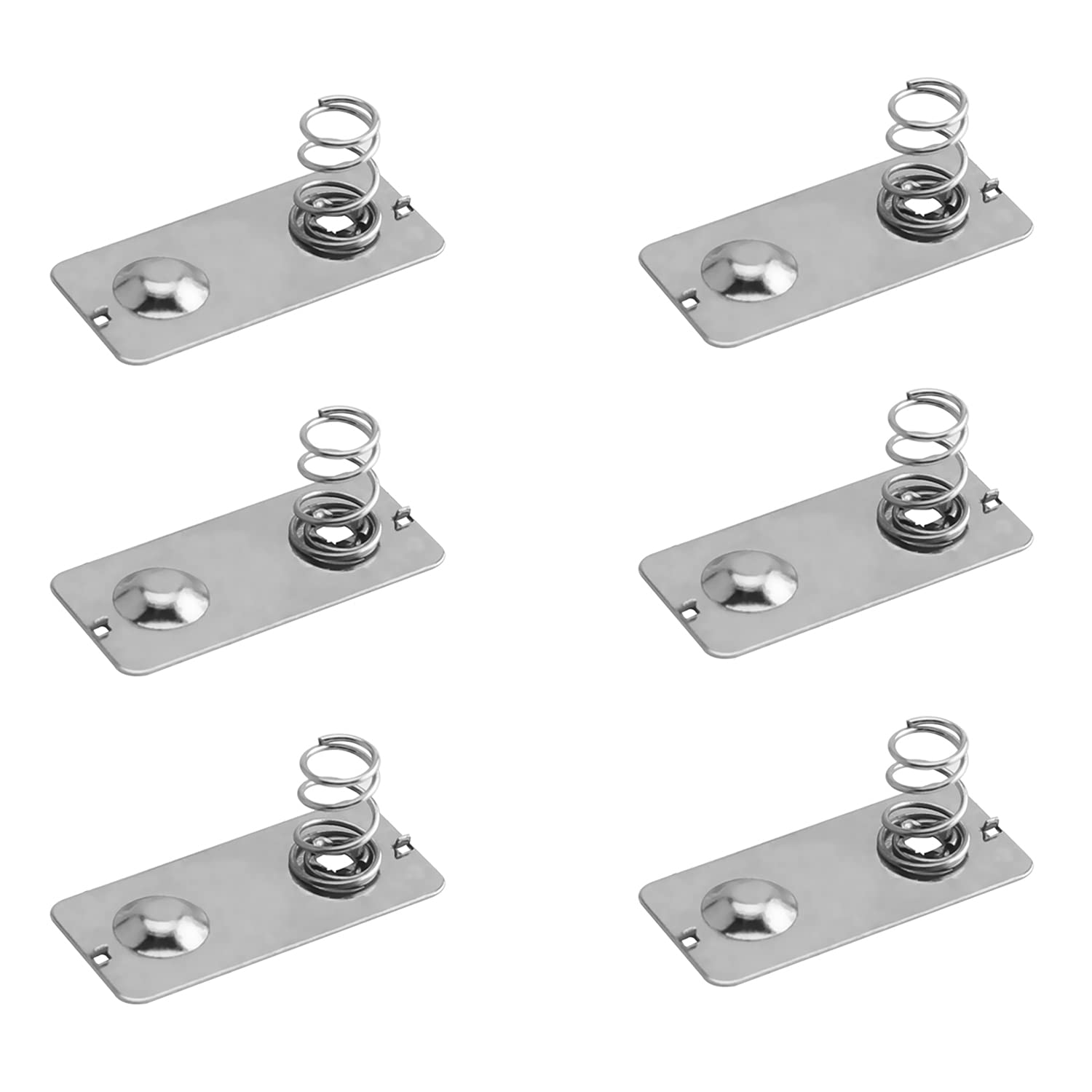Plaques De Contact En Nickel Pour Piles AA - Lot De 20, 28x12 Mm - Pour Télécommande, Multimètre, Appareils à Piles