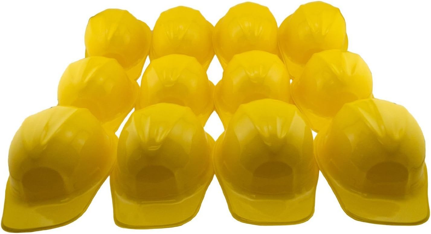 Tytroy Yellow Construction Hats Plastic Hard Hat Birthday