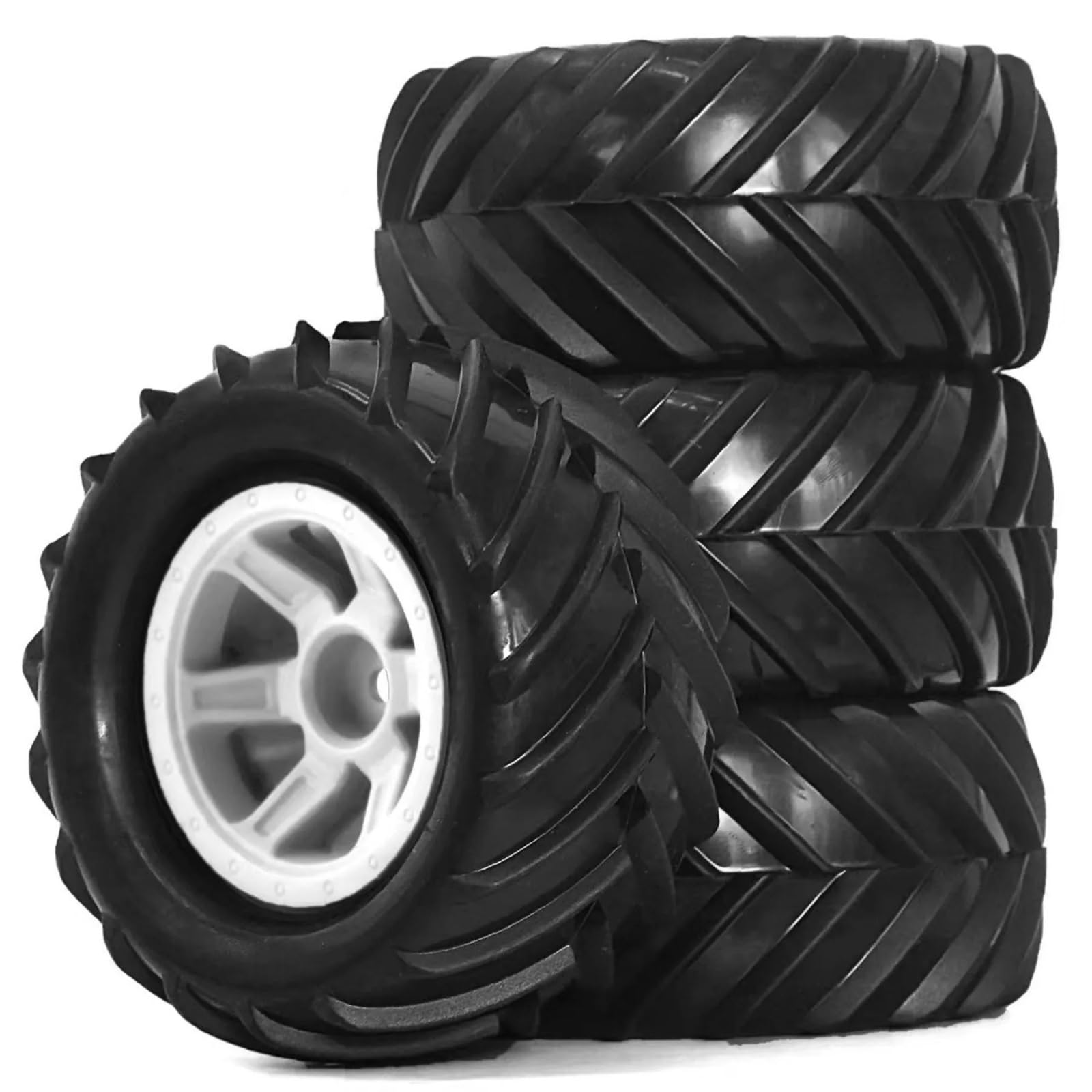Ruote Pneumatici 90Mm Per Traxxas Per MJX Per ZD Per UD 1/14 1/18