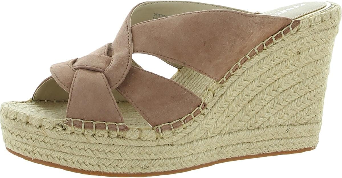 Kenneth Cole Women's Women's Espadrille, Wedge Sandal, Tiramisu, 10