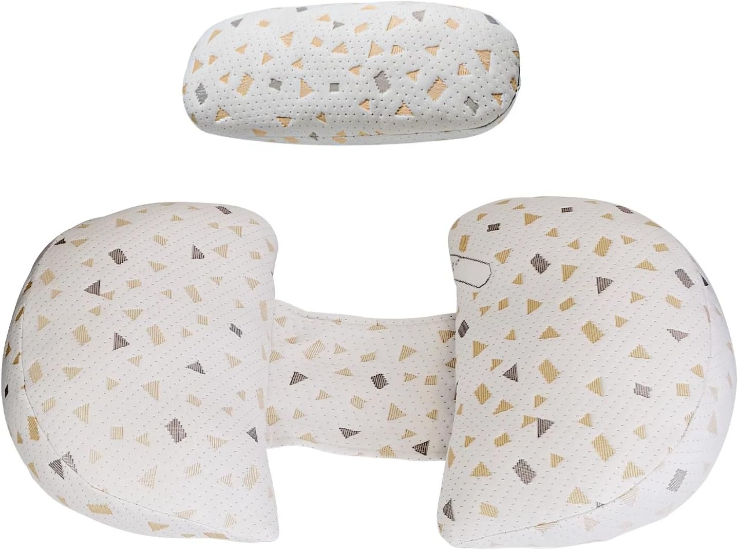 LeeCHee Pregnancy Pillow for Side Sleepers - Maternity Body Pillow with Removable Cover, Full Body Support for Pregnant Women, Back/Belly/Hip Pain Relief