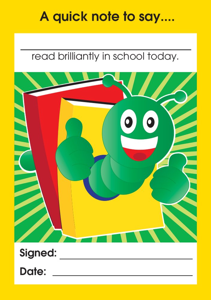 SuperStickers Read Brilliantly Praise Note Pad