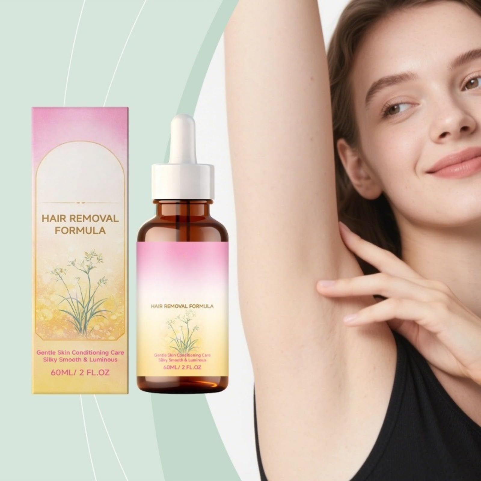 Cyperus Rotundus Oil, Anti-Nachwachsöl für Körper und Gesicht Frauen, Nachwachsöl, natürlich und weich, verkleinert die Poren, reduziert das Wachstum von Körperhaaren, Hemmung der Körperbehaarung