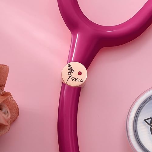 Miniatura 2 de Stethoscope Name Tag Personalized, Stethoscope Charms with ID Tag Accessories, Nurses Week Gift for Nurse, Doctor, Medical Assistant