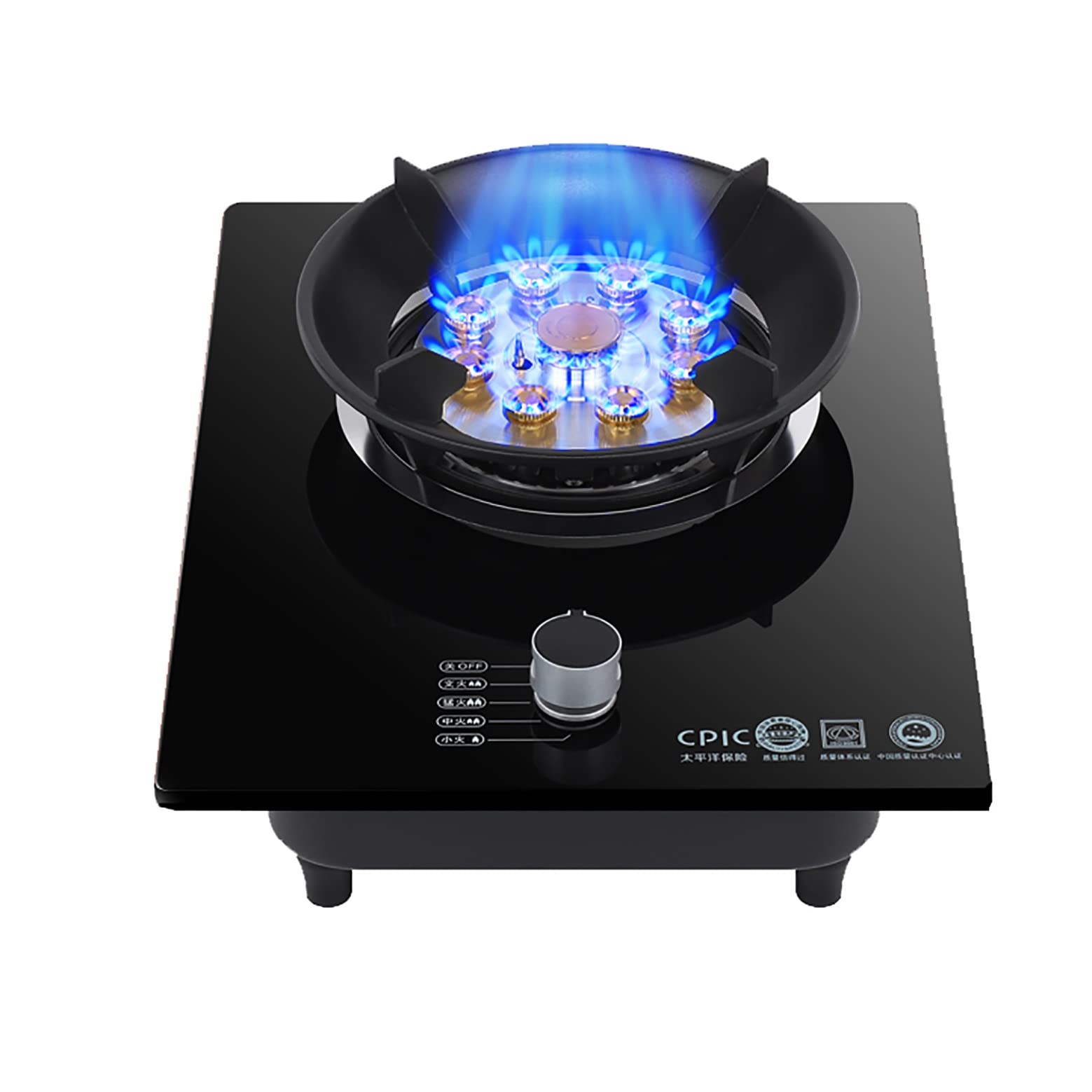 Buy Hob 33Cm BuiltIn Hob, 7.0Kw NineCavity Firepower Ring Wok Burner