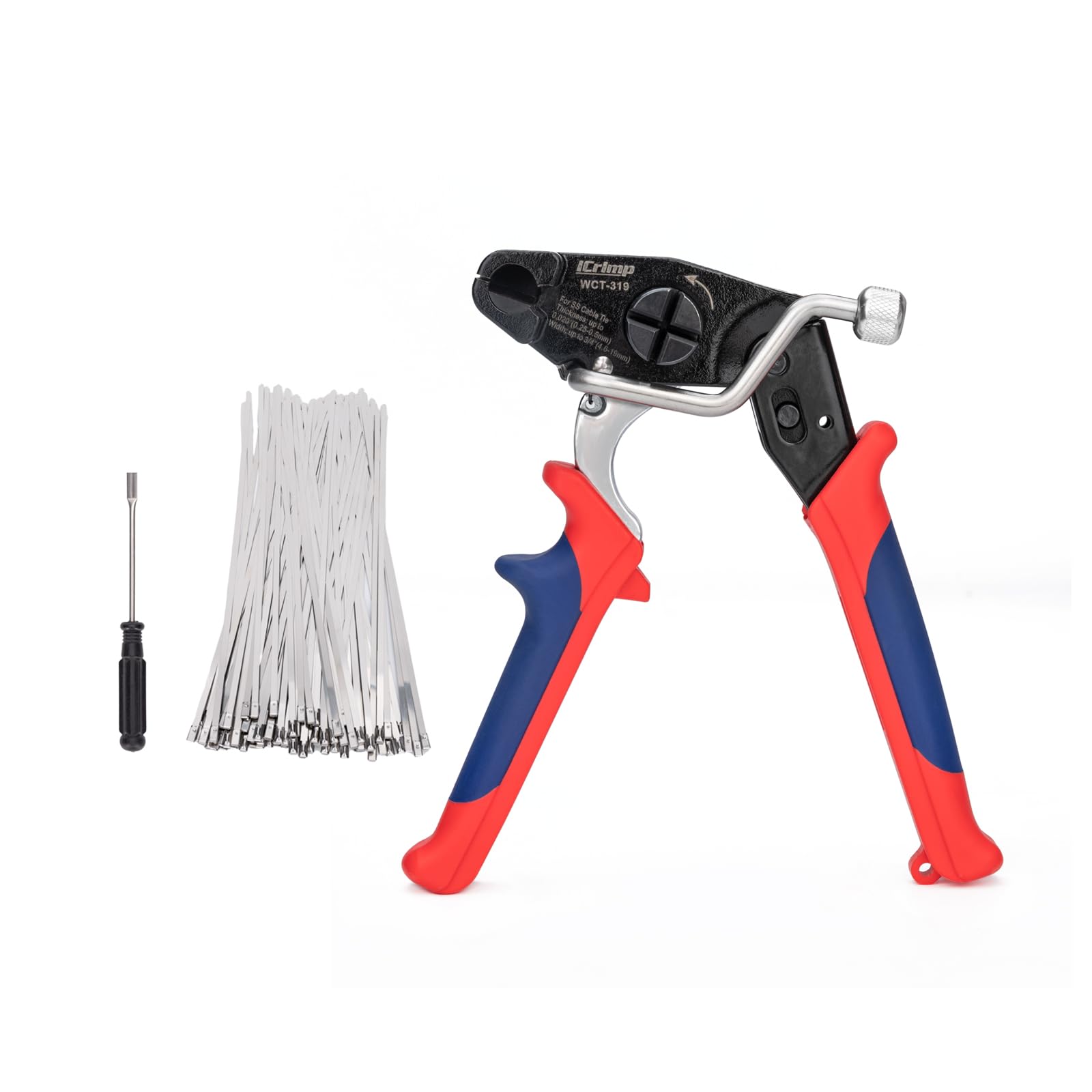 ※TIWA Amazon.com: iCrimp One-Handed Stainless Steel Zip Tie Gun with
