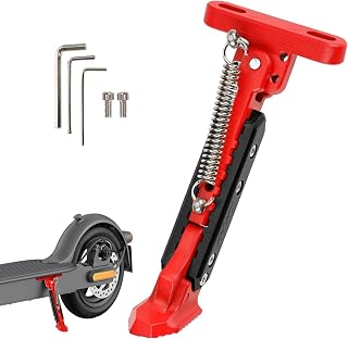 MotuTech Reinforced Adjustable Kickstand for Xiaomi M365 1S M365 Pro PRO2 MI 3 Essential Lite Electric Scooter Kickstand Replacement Part Stand Side Foot Left to Right