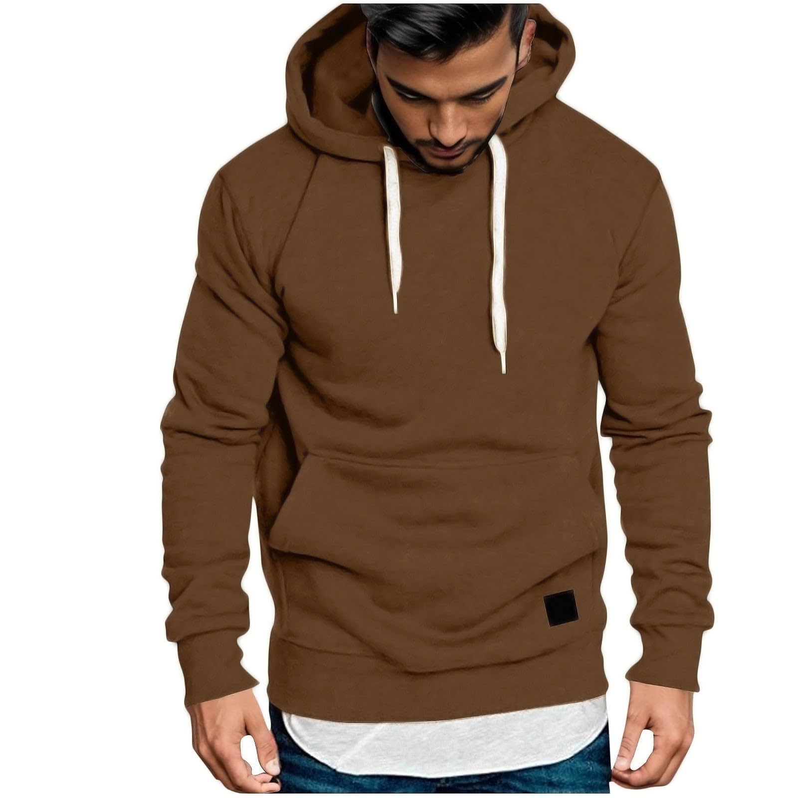 Yolimok Hoodies for Men UK Sale Clearance,Essentials Hoodie Winter Warm Work ...