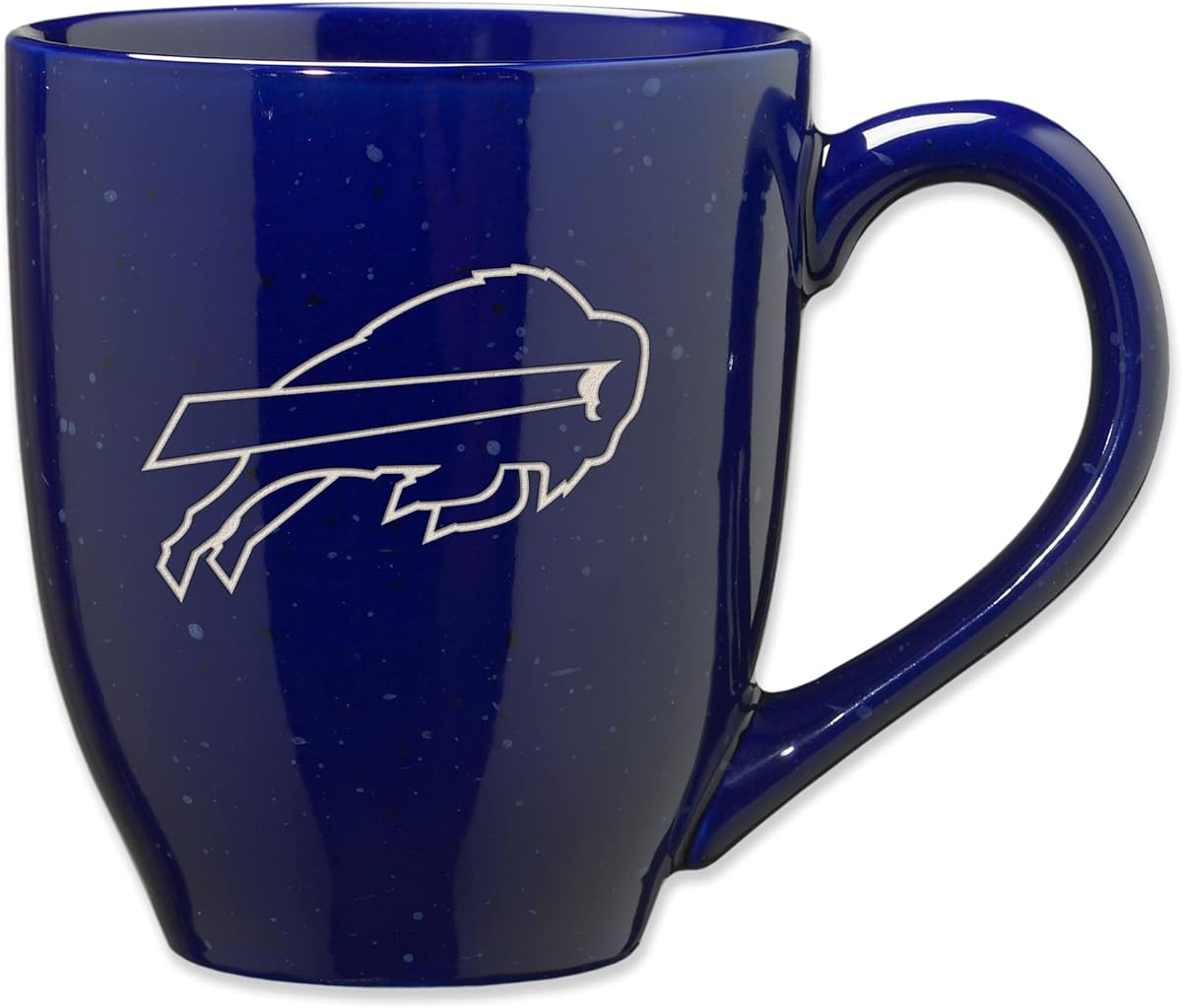Rico Industries NFL Football 16 oz Team Color Laser Engraved Speckled Ceramic Coffee Mug