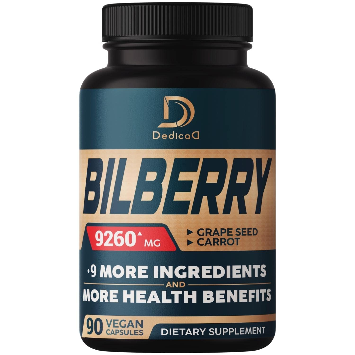 DEDICAD 10in1 Bilberry Extract for Eyes Supplement