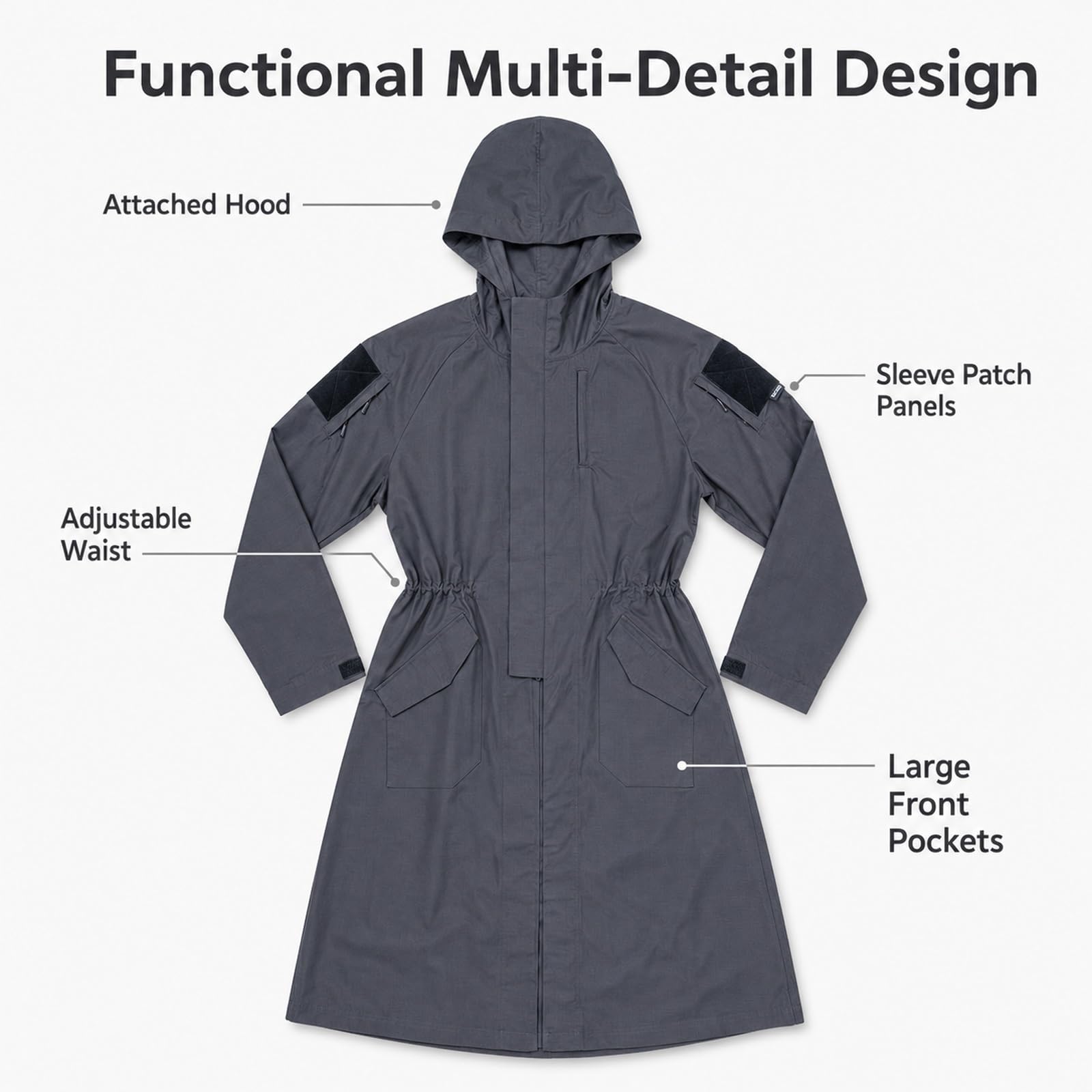 Generisch Langer Windmantel Mantel Robe, Lockeres A Linien Cosplay Kostuem | Lockere Passform A Linie Lange Robe Windmantel Jacke Mantel Strickjacke Uebermantel Kostuem Kleidung Fuer Cosplay