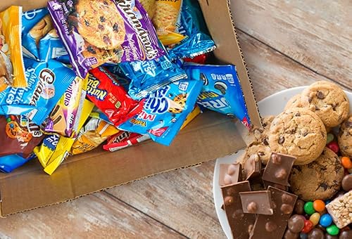 Cookie Assortment Box - 25 Piece Variety Pack - Camp Care Package - Individually Wrapped Grab And Go Snacks - Cookie Gift Basket - Snack Assortment - Variety Pack Cookies - Office Snacks #TOP4