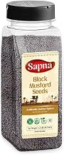 Sapna Black Mustard Seeds, 19.2 OZ, Premium Authentic Spice, All Natural