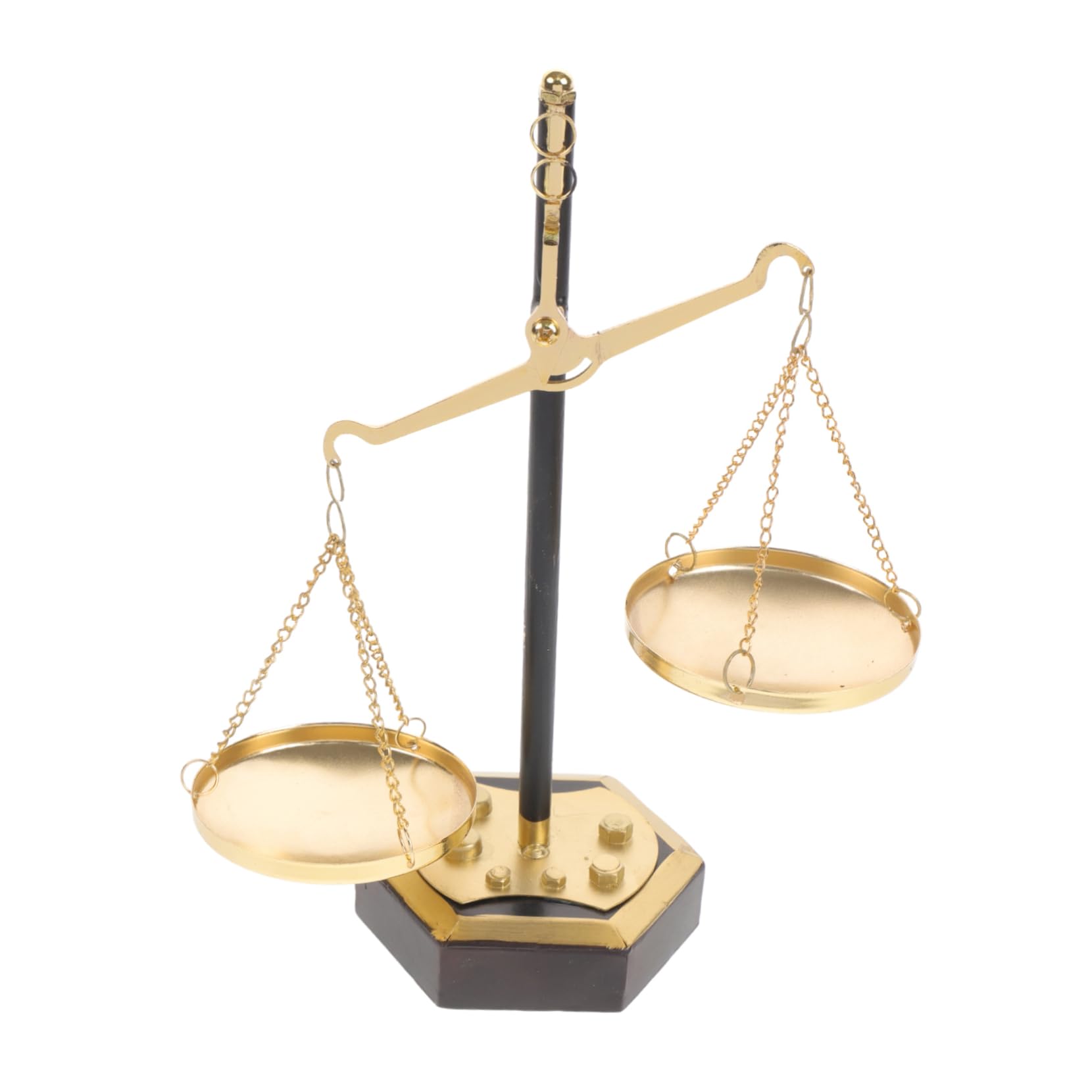 Balance justice en métal pour décoration de table conviviale et salon rétro