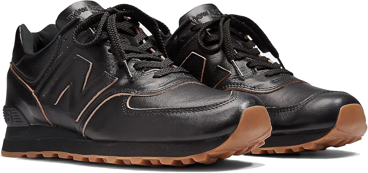 New Balance UK 576 - Biscuit Edge Leather Black