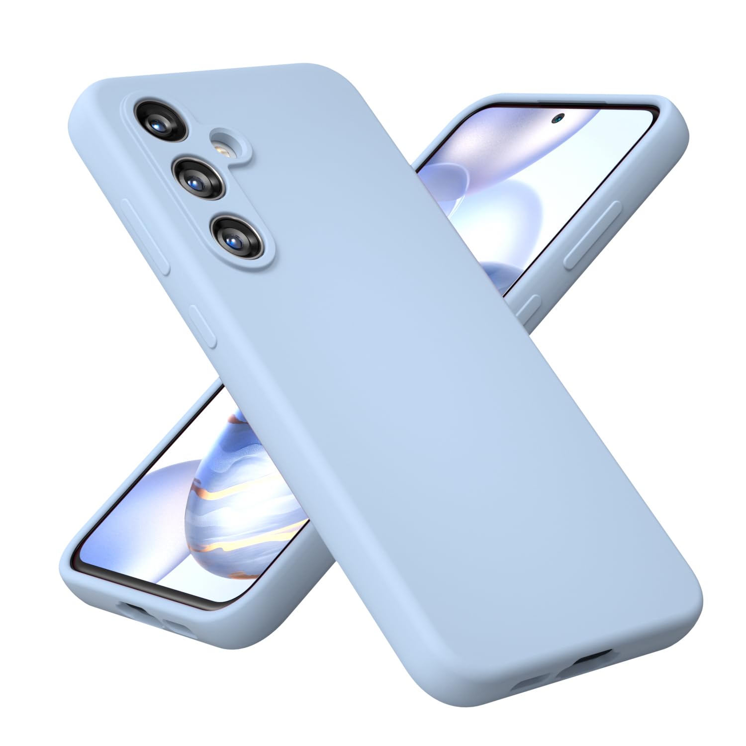 Coque antichoc Galaxy S24 FE bleu clair pour une protection active - 8