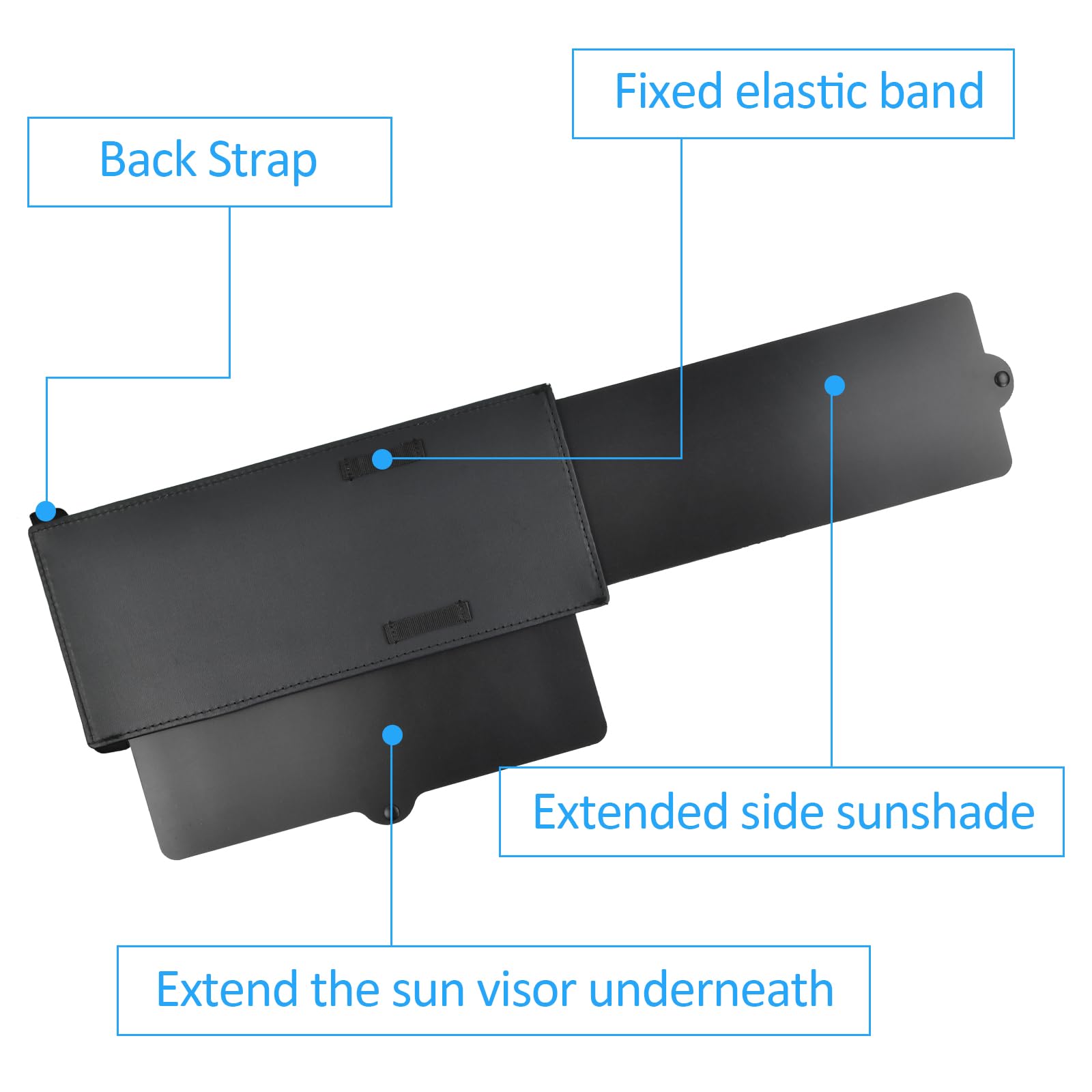 Parasole Auto Polarizzato Antiriflesso - Protezione Solare Regolabile Per Guidare Senza Abbagliamenti - Foto 7