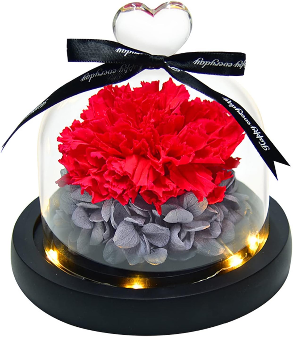 Eternal Flower,Preserved Real Rose Gifts for Mothers Day,Royal Flower Gift,Glass Dome Rose Flower Gifts,Birthday Gifts Wedding Gift for Women Mom