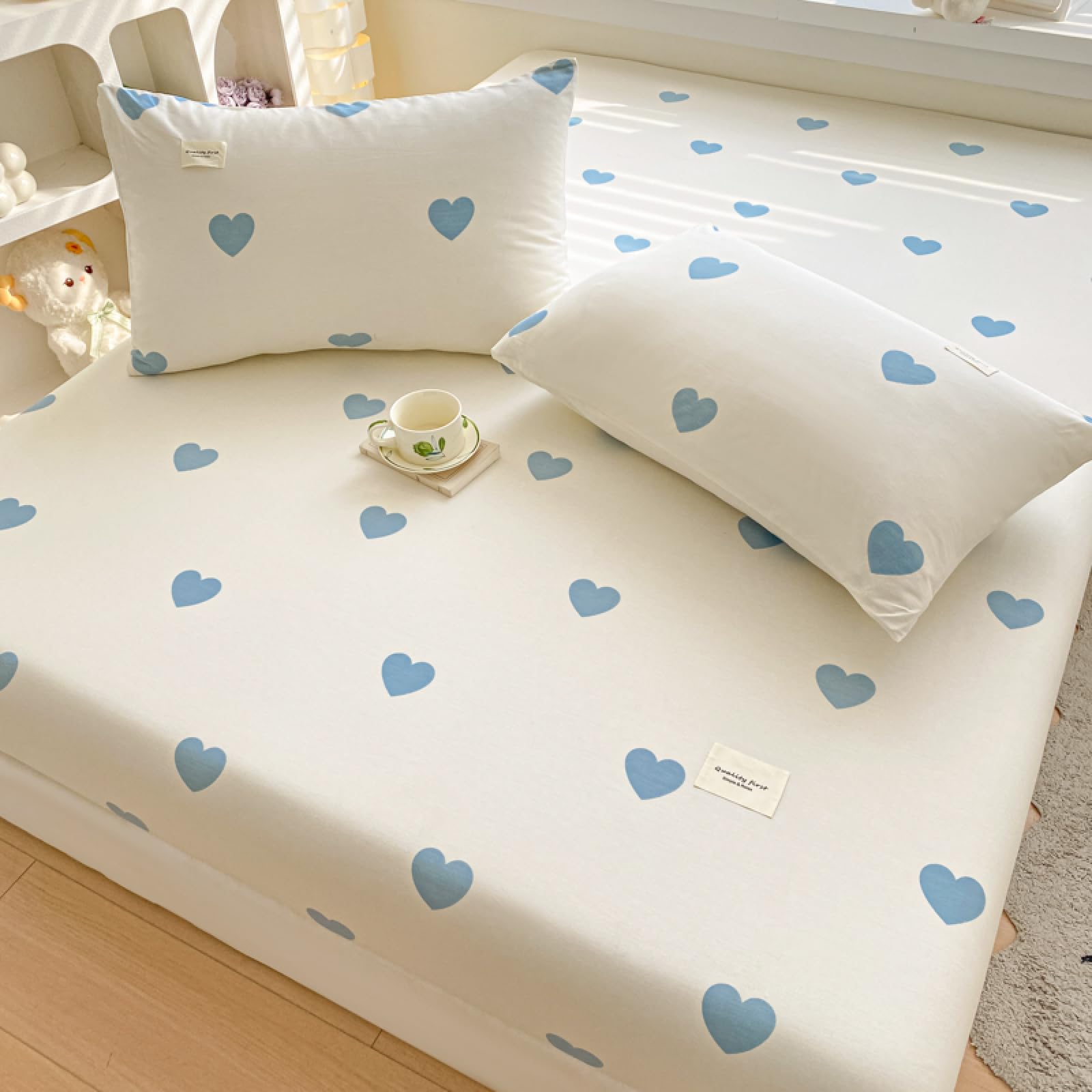 Spannbetttuch in Allen Größen 180x200,Spannbettlaken - 100% Baumwolle Bettlaken Spannbetttuch Topper Boxspringbett.