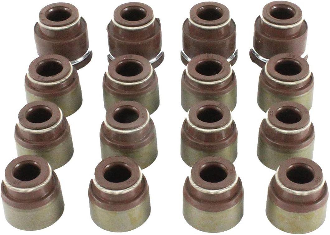 DNJ VSS607 Valve Stem Seal for 1989-1997 Nissan 240SX, Axxess, D21 2.4L L4 12V SOHC 2389cc