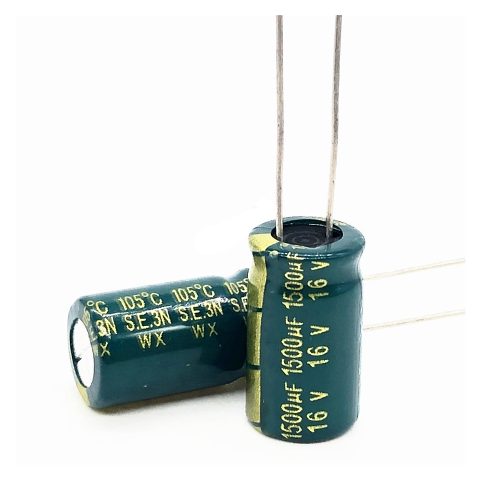 Condensateurs électrolytiques en aluminium 16v 1500uf à basse impédance pour circuits électroniques