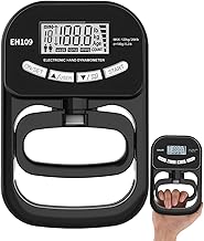 Digital Hand Strength Gauge, 180 kg Grip Strength Tester, Hand Dynamometer Black, Electronic Grip Strength Knife, Grip Strength Meter for Athletes and Home Training