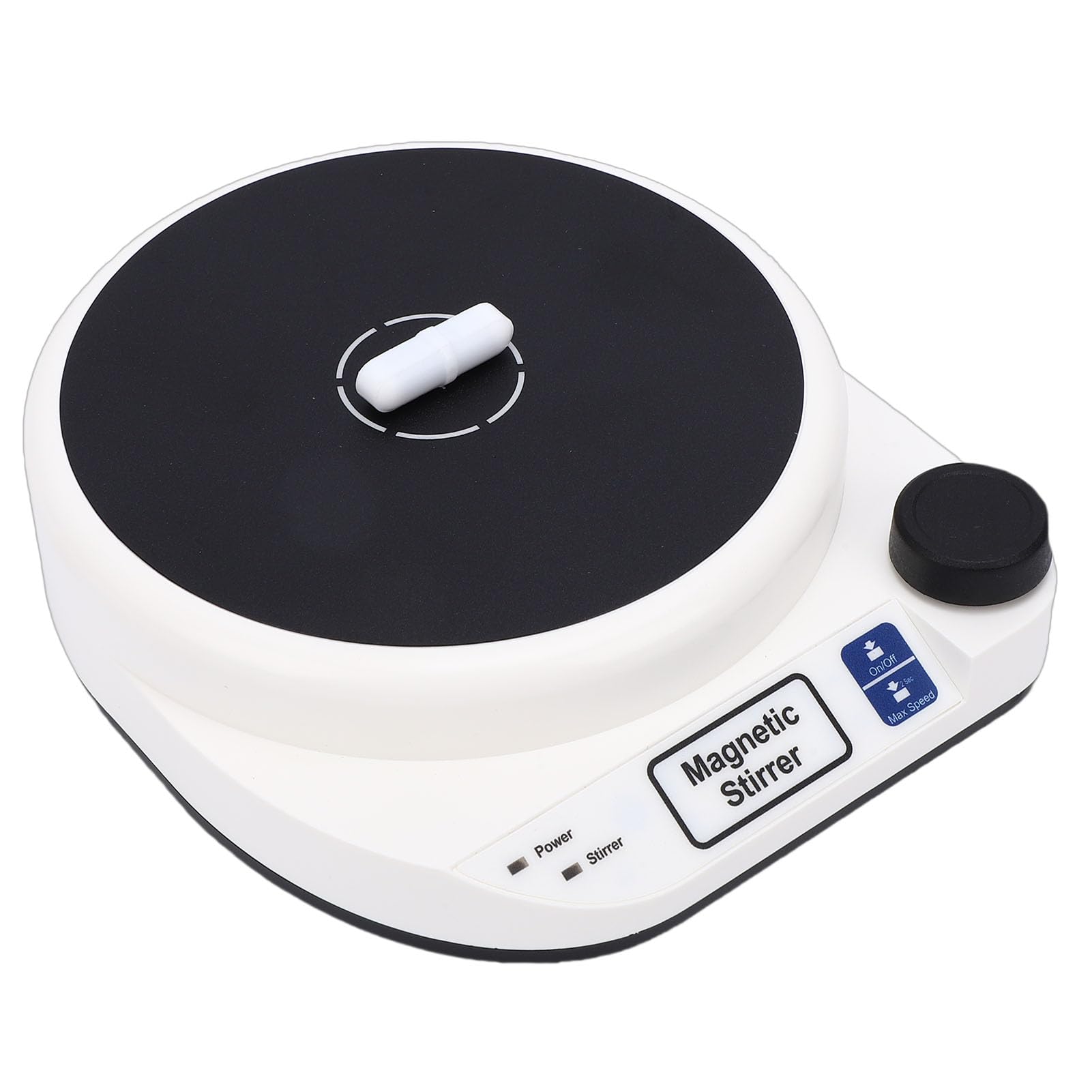 Gugxiom Agitatore Magnetico Agitatore Elettrico capacità 3 Litri 2000 Giri/min Miscelatore da Laboratorio a velocità Regolabile con Indicatore Luminoso per Ricerca Scientifica e (Spina UE 100-240 V)