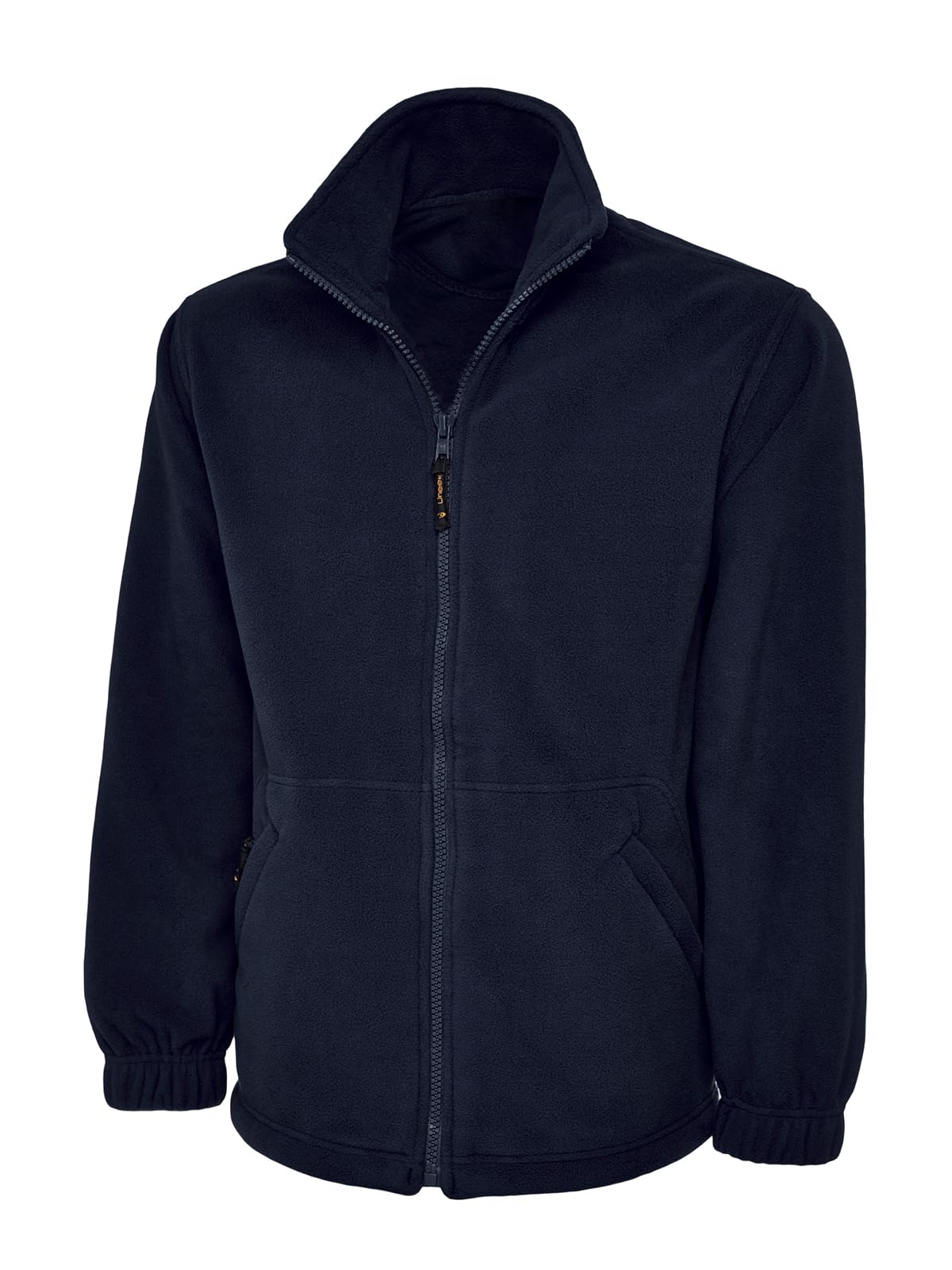 COOZO Men's Classic and Stylish Full Zip Fleece Jacket - Navy - 4XL