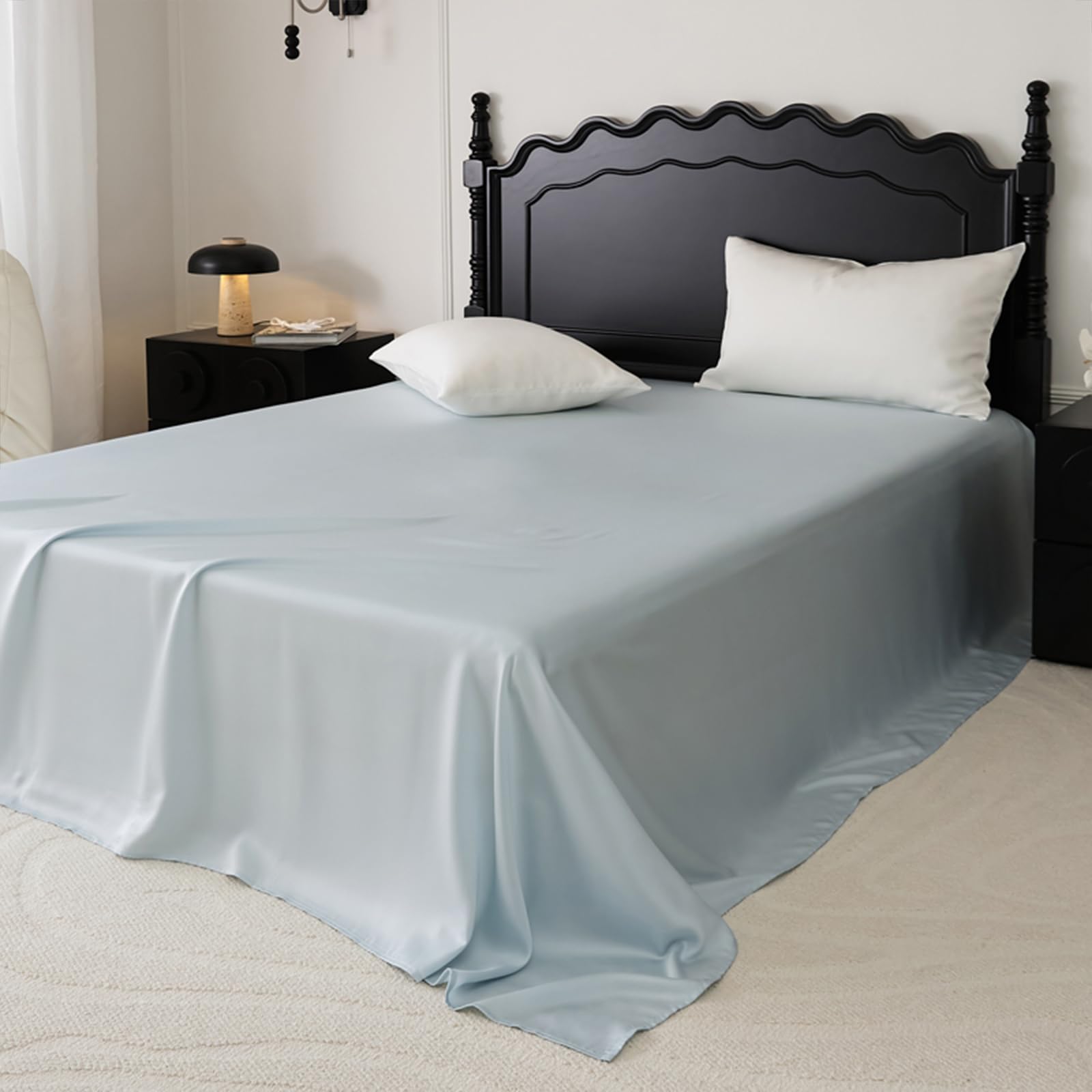 Drap Plat 200x230cm Bleu Drap Plat 2 Personnes