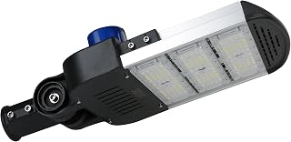 300W LED Parking Lot Lights, 36000LM 6000K with Dust to Dawn Photocell Slip Fitter,Outdoor Flood Commercial Shoebox Pole Lighting for Street Garage Stadium