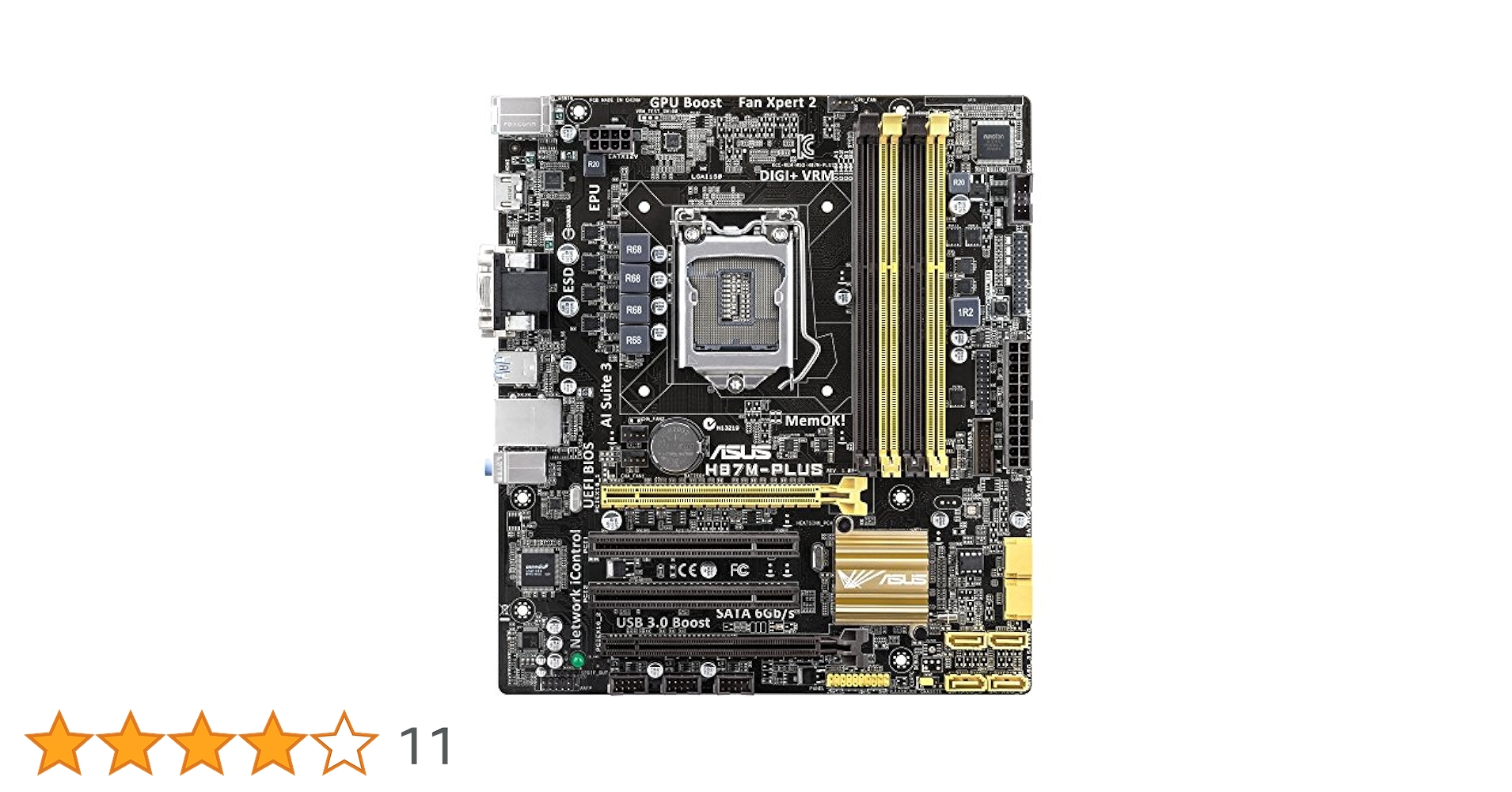 ANGELO GARBASUS - ASUS MicroATXマザーボード　H87M-PLUS　LGA1150 ANGELO GARBASUS - ASUS MicroATXマザーボード H87M-PLUS
