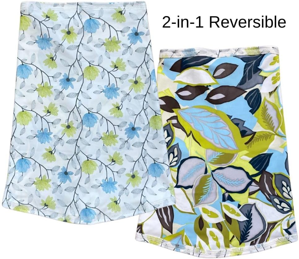 BANDI UPF 50+ Sun Protective Wrap – Reversible Neck Gaiter, Lightweight Scarf with UV Protection for Travel, Made in USA
