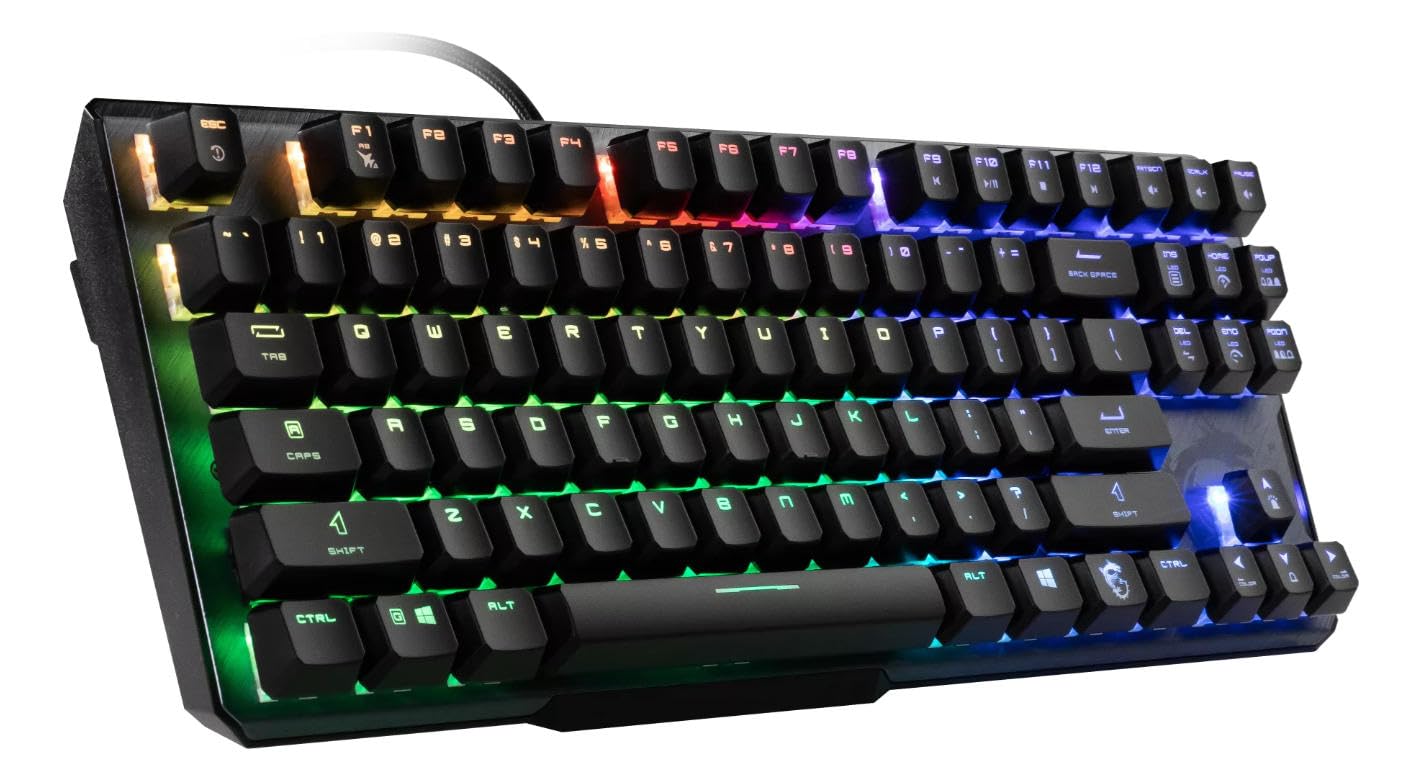 新品 MSI GK50 赤軸リニアメカニカル キーボード 日本語配列 Amazon.co.jp: MSI VIGOR GK50 ELITE TKL KALIH RED 赤軸リニア