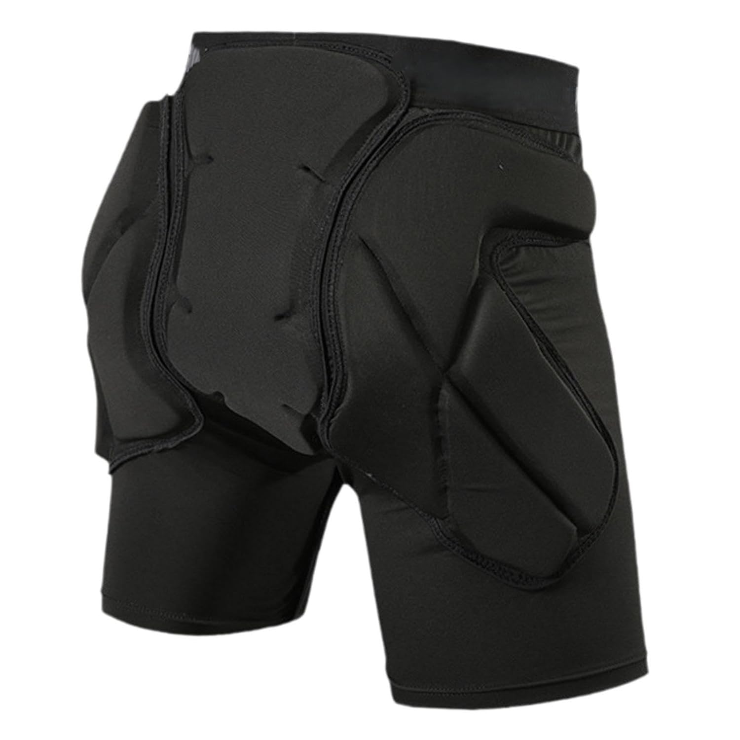 Nema Protective Padded Short Pants Impact Resistance for Hip,Butt and Tailbone, Suitable for SKi, Skate and Snowboard and Other Sports - Black -XL-picture-27