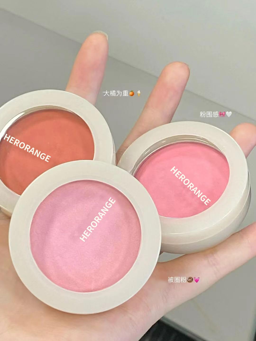 Zoeyirou Powder Blush Set, Lightweight, Smooth, Natural Powder Blush with Long-Lasting All-Day Face Enhancing Makeup Color, Blends Easily?2 Count (2, SET B, medium)