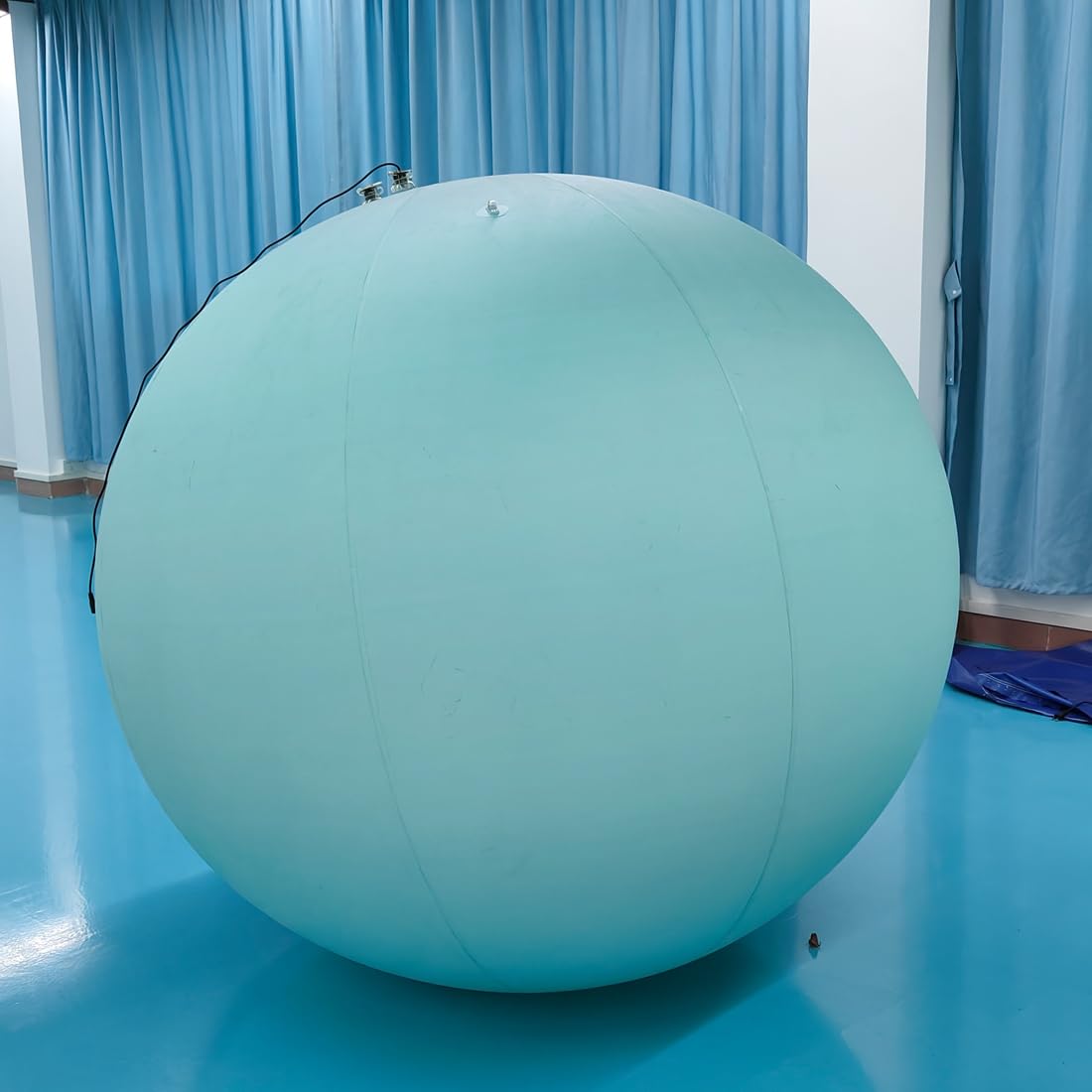 Vinfgoes60'' Large Inflatable Uranus, LED Planet Balloon for Educational Institution/Planetarium/Store/Club Decoration