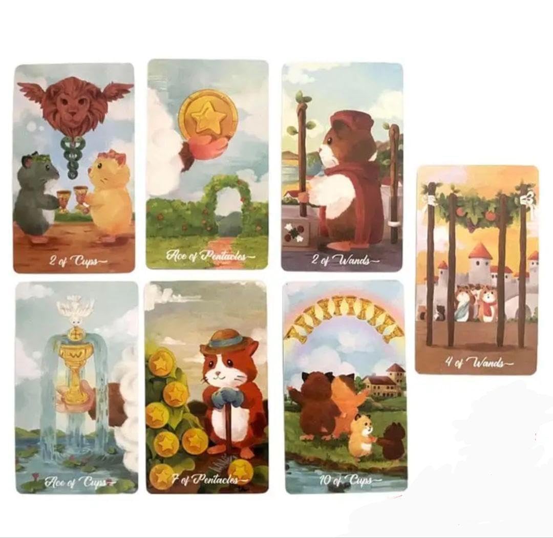 Amazon.co.jp: ハムスタータロットカード キュートで愛いハムたん