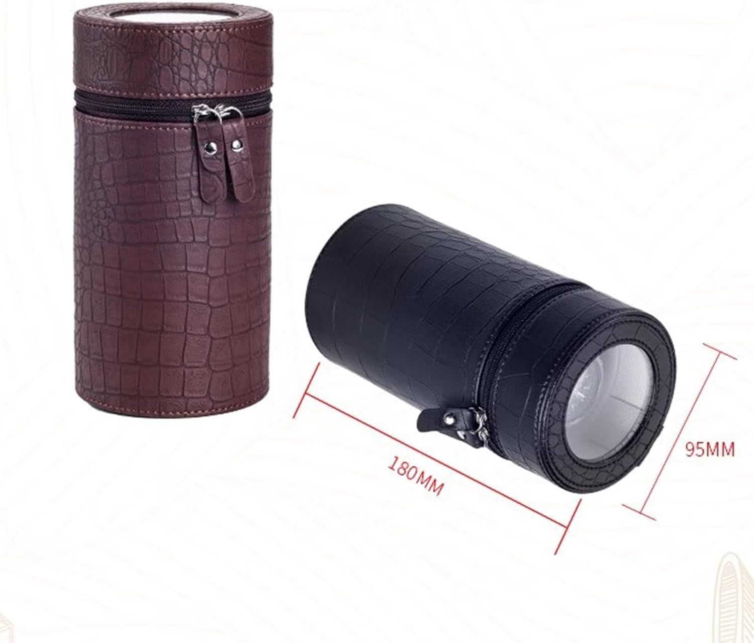 Portable Watch Winder, Single Automatic Watch Winder Box, with 3 Control Modes, 2 Pillows, Quiet Motor, Easy to Carry, for Women and Men Mechanical Watches