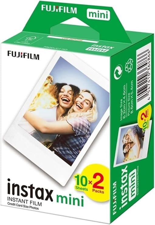 Fujifilm Instax Mini Liplay Hybrid Deep Bronze Camera Set with 20-Piece Film Liplay Compatible Bags