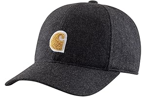 Men's Wool Blend C Patch Cap: Durable Comfort with Rugged Appeal