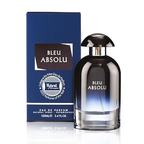 Miniatura 3 de Hybrid & Company Bleu Absolu Eau De Parfum - Spray natural para hombres, colonia Woody Oud, fragancia concentrada de lujo de larga duración, 3.4
