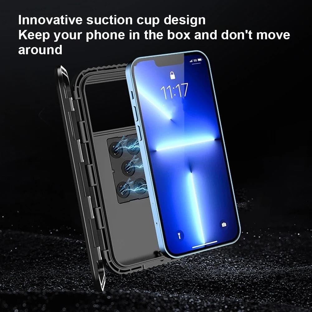 Custodia Impermeabile Moto Supporto Telefono Specchietto Retrovisore Manubrio Rotazione 360° Flessibile Per 4–7 Pollici