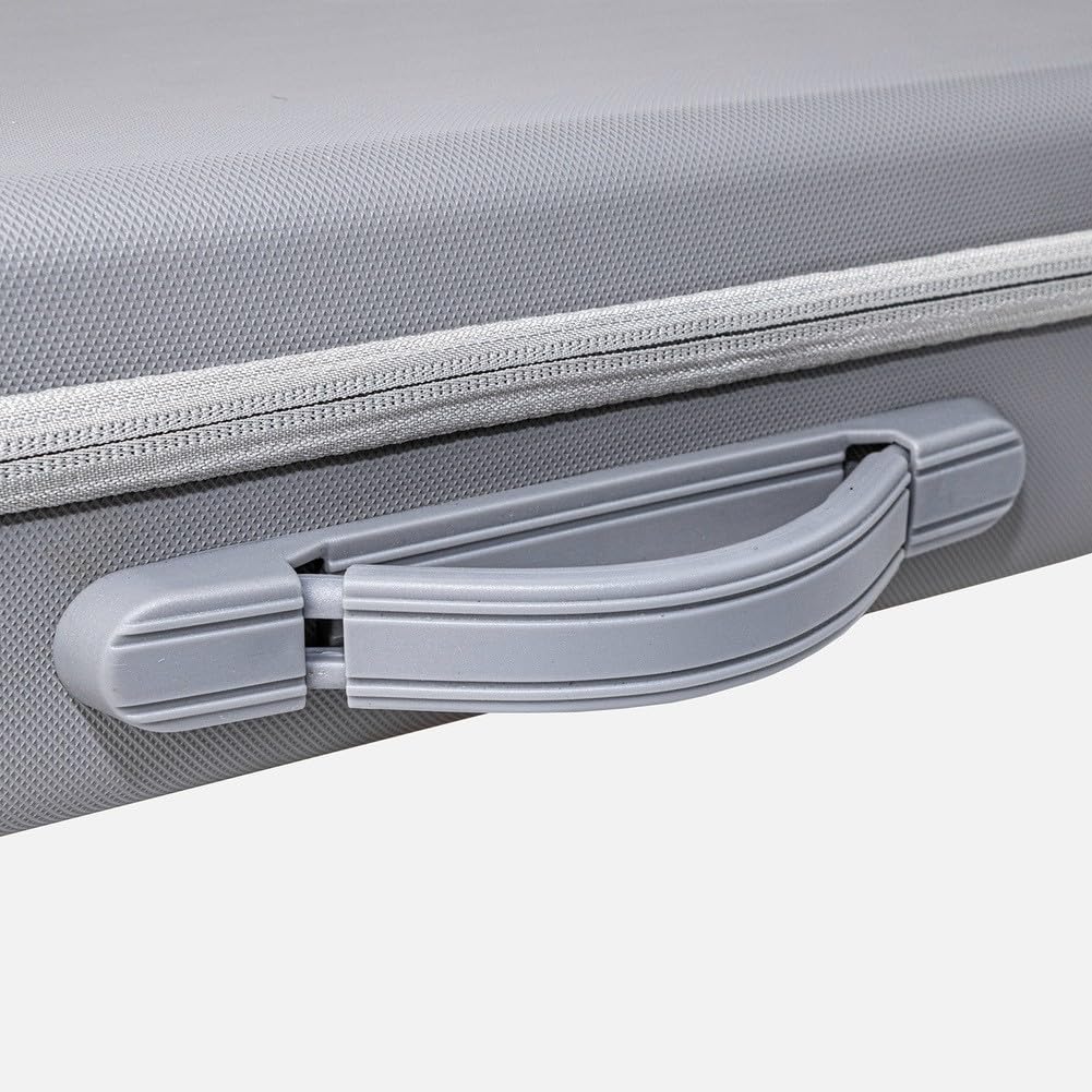Lecreatekit Funda rígida de viaje para proyector XGIMI MoGo 4 (2025), carcasa protectora portátil de poliuretano EVA con ajuste personalizado, bolsa de transporte gris para almacenamiento y transporte