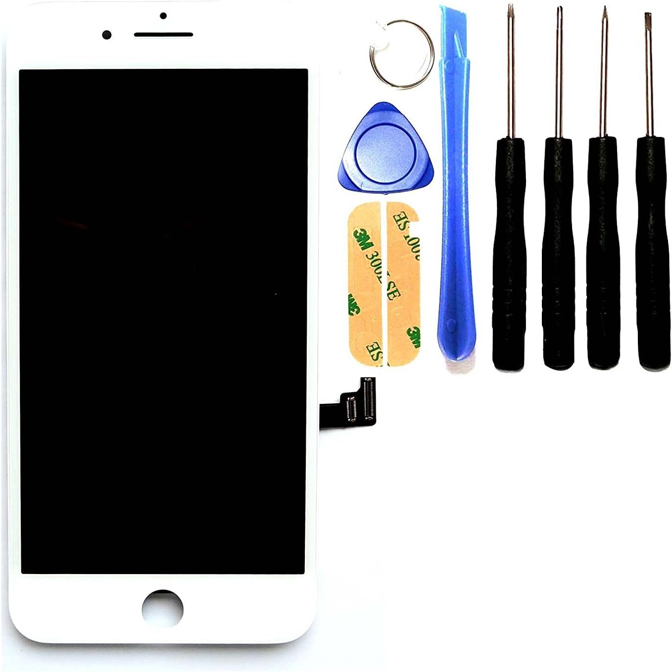 Select US Passion white iPhone 7 12cm Screen Replacement Kit LCD screen tools included (7 white)